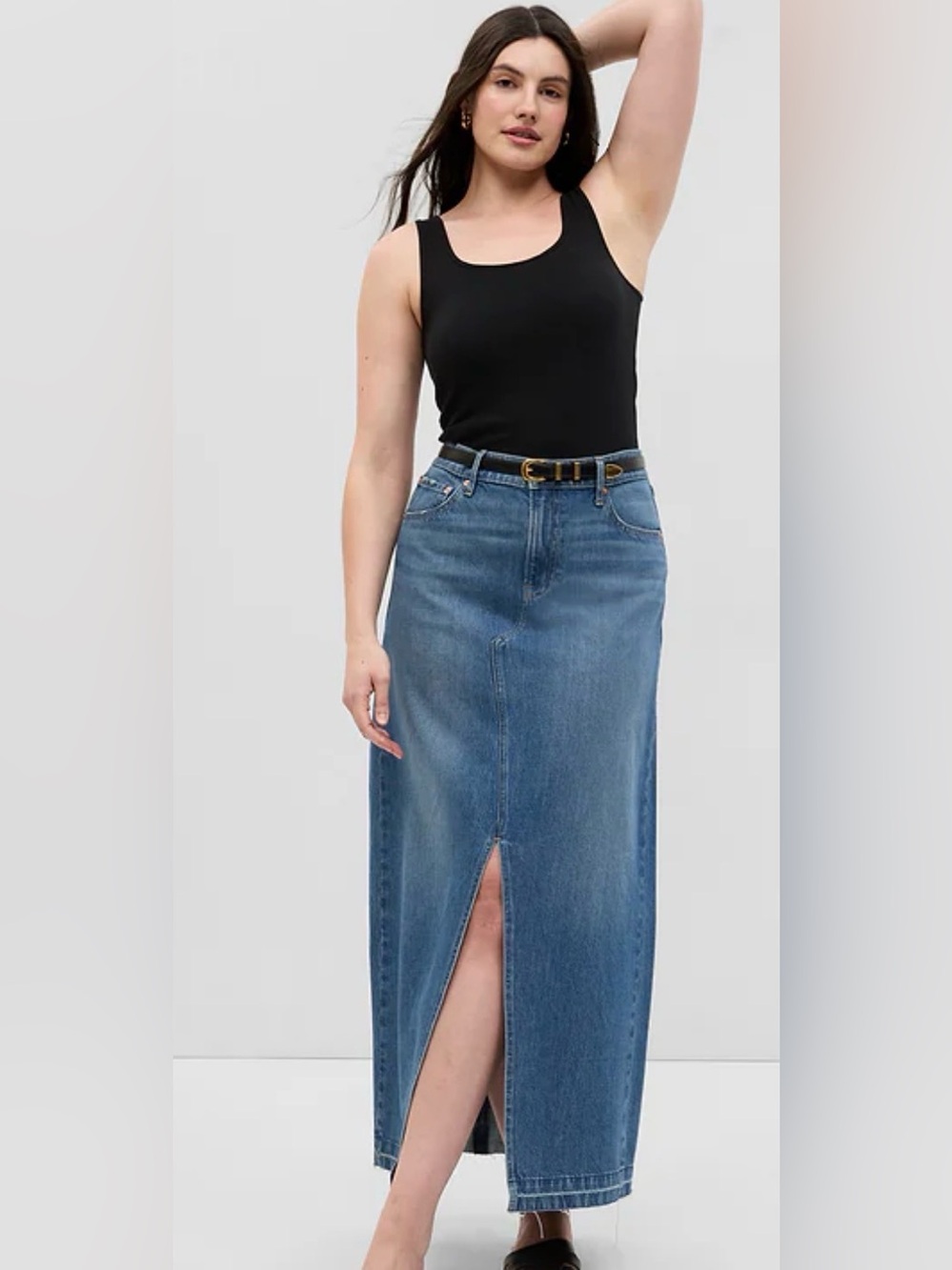 Gap 🩵💙 Denim Maxi Skirt size 34/18